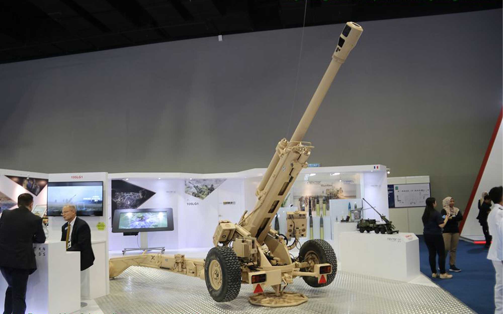 Caesar Howitzer LG-1 105mm Towed Gun
